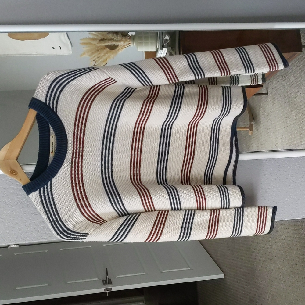 Marine layer bell sleeve striped sweater size xs